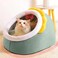 Dugyluv Cat Bed Pet Cave Bed with Anti-Slip Bottom, Cat House Suitable for Cats and small dogs, Cat Bed with Removable Washable Cushion, Soft Calming Bed with Hanging Toy Ideal for Cats