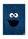 Cookie Monster Metal Plate Poster Multicolour 15x20centimeter