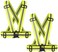 Generic Reflective Vest, 2-Pack Reflective Gear High Visibility Suspenders Safety Lightweight Straps With Elastic &amp; Adjustable Holes, 360&deg; Hi Vis Running Vest