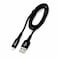 mpBLBERRI BLB-U325 Lightning USB Metal Cable 1 Meter, Black
