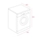 Teka Front Loading Built-In Washing Machine 7kg TK4 1070 White