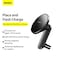 Baseus Wireless Car Charger, 15W Magnetic Mount for [Dashboard &amp; Air Vent] Magnets Fast Charging Magnetic Attachment, Phone Car Holder Mag-Safe Compatible for iPhone 13 &amp; 12 Series