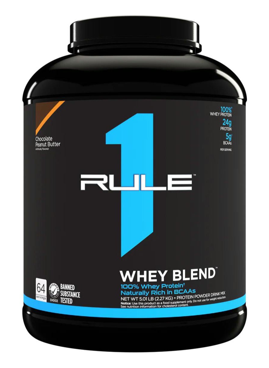 Rule One Proteins R1 Whey Protein Blend - Chocolate Peanut Butter - (64  Serving) Online | Carrefour KSA