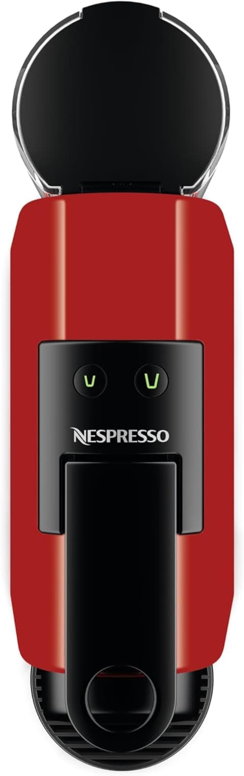 DeLonghi Essenza Mini EN 85.R Nespresso System Pod Coffee Machine, Red/Black