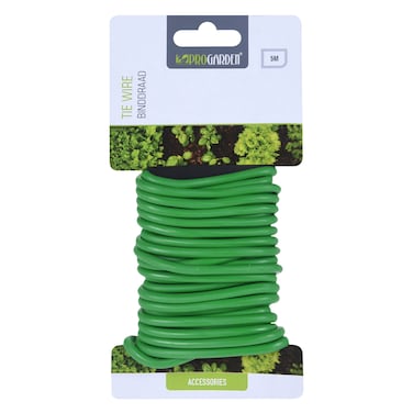 Pro Garden Soft Twist Binding Tie Wire 5M Green