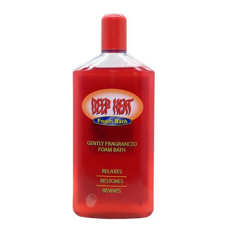 Mentholatum Deep Heat Bath Tonic 350ml for hot therapy ointment