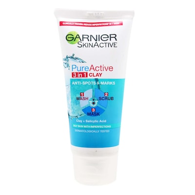 Garnier Pure Active 3 In 1 Cleanser 50Ml