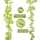 Aiwanto 12Pcs Artificial Flowers Decoration Hanging Flowers Decorations Wedding Home Balcony Party Decoration (Off White)