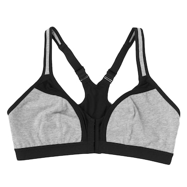 Tex Low Serena Light Heather Sports Bra Size 90B Grey