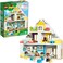 LEGO - DUPLO Town Modular Playhouse 10929 Dollhouse with furniture and a family, great educational toy for children, new 2020 (130 pieces)