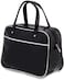 Other Bowling Bag In Glossy Black Pvc With White Piping