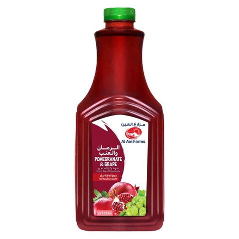 Buy Al Ain Farms Pomegranate And Grape Juice 1.5L in UAE