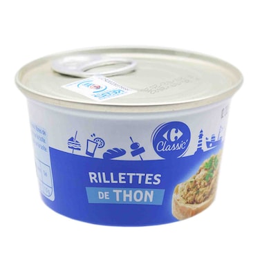 Carrefour Tuna Rillettes Paste Spread 120g
