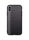 Theodor - Protective Case Cover For Apple iPhone XS Light &amp; Dark Leather