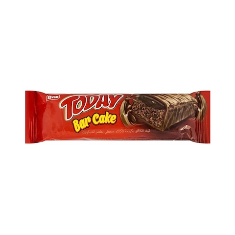 Elvan Today Chocolate Coated Cocoa Cream Filling Bar Cake - 12 Pieces