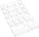 Doreen 16 Pcs Desk Drawer Organizers Trays Set Clear Plastic Storage Bins Bathroom Drawer Tray Dividers Vanity Trays Organizer for Bedroom Dresser Makeup Kitchen Utensil Office (GC2138A)