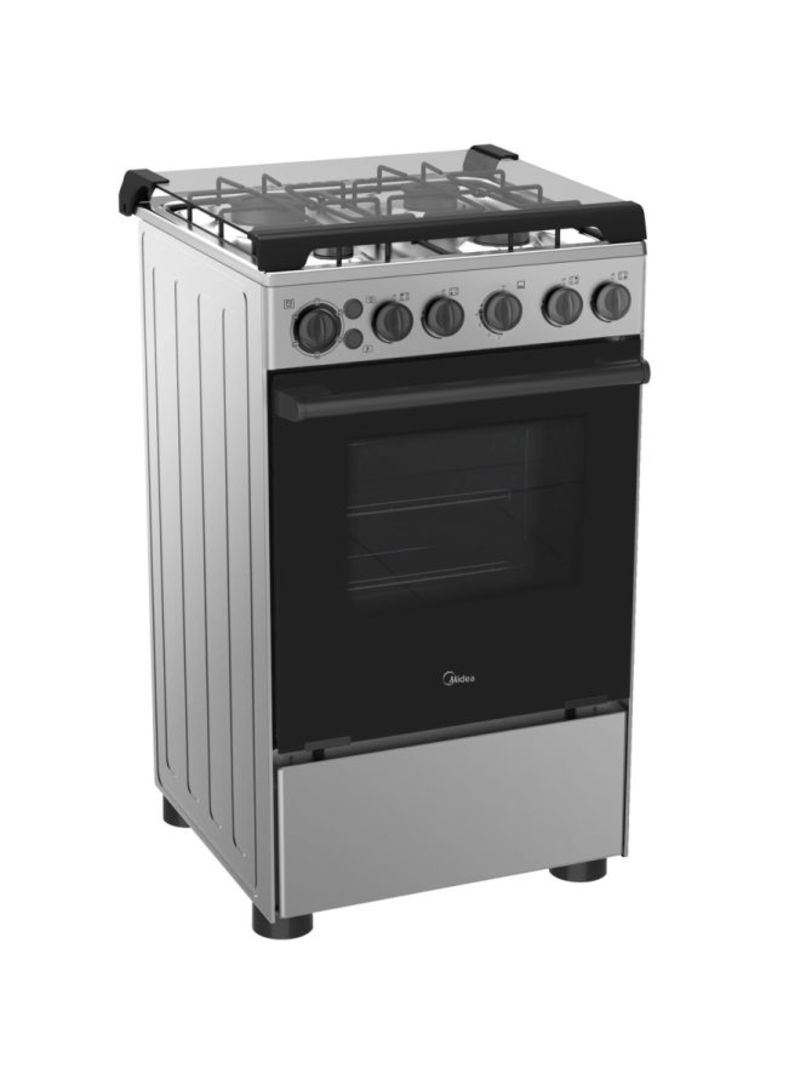 Midea Freestanding 4-Hob Gas Cooker BME55007FFD Silver