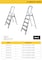 STANLEY Step Ladder, 6 Steps Aluminum Ladder with Non-Slip Rubber Edge Guards &amp; 150 KG Loading Capacity - EN131 Approved