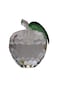 Crystal Apple Paperweight, Art Glass Apple Collectible Figurines Best for Lucky Christmas Eve Gifts/Great Wedding Decor Gifts
