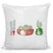 Loud Universe - 16x16 inch Sequin Throw Pillow Magic Flip Pillow Cactus Plant Theme Pillow