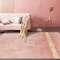 Area Rug Antislip Modern Sheep Fur Floor Carpet for Indoor Living Room Dining Room Bedroom with Beautiful Design (Size 120&times;160CM)