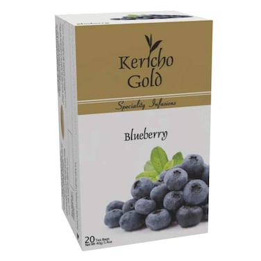 Kericho Gold Blueberry Tea Bags 2g x Pack of 20
