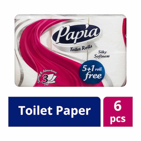 Papia Toilet Rolls - 6 Rolls