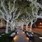 Solar String Lights 12M 100LED 8 Modes Solar Powered Lights for Home,Gardens, Patios,weddings and Parties (White)