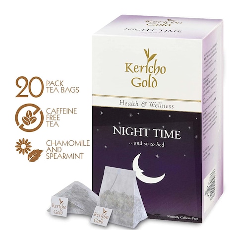 Kericho Gold Night Time Tea Bags 2g x Pack of 20