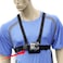 O Ozone Chest Mount Harness Chesty Strap Compatible For Gopro Hero 9, For Hero 8, For Hero 7, For Sjcam, For Yi Action Camera [Adjustable Chest Mount Belt] Black