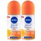 NIVEA Anti-perspirant for Women Natural Radiance Roll-on 50ml Pack of 2