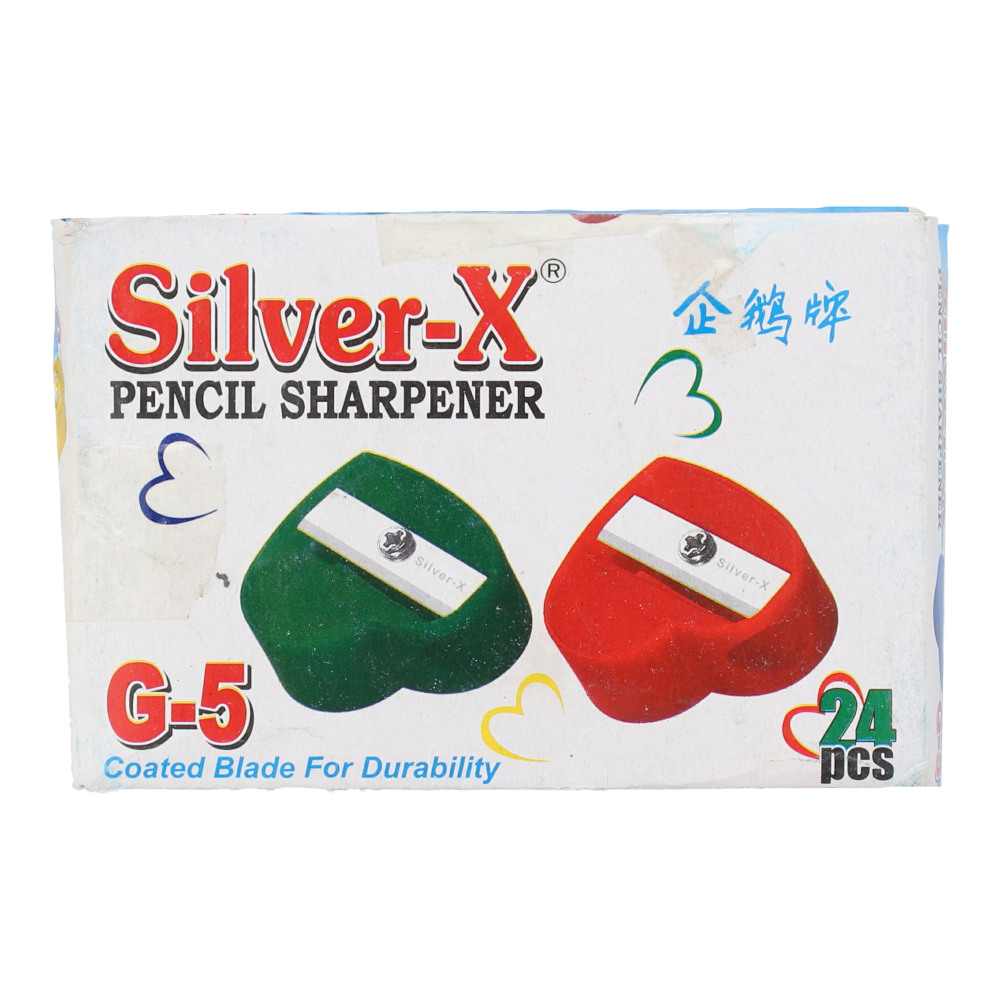 Silver-X Pencil Sharpener 24 Pcs