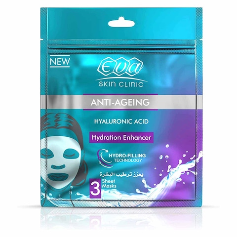 Eva Skin Clinic Hyaluronic Sheet Mask - 3 sheets