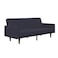 In House Shahrzad 2 In 1 Sofabed Velvet Upholstered - Dark Grey