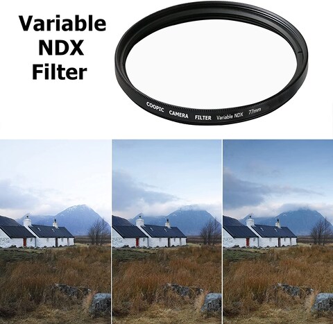 COOPIC 72mm Variable Neutral Density NDX Filter