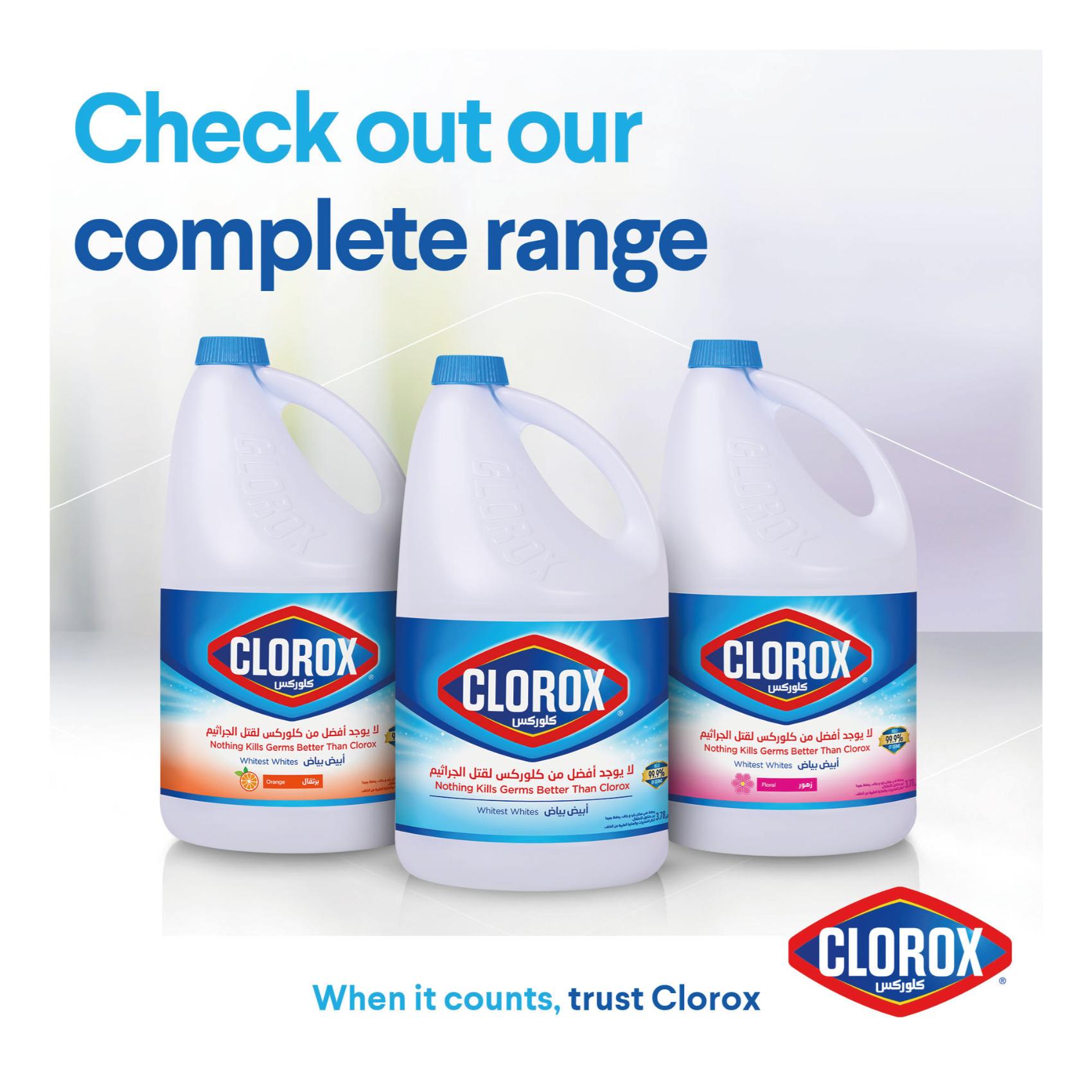 Clorox Liquid Bleach Orange Scent 3.78L