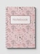 Lowha Spiral Notebook With 60 Sheets And Hard Paper Covers With Floral Gifts &amp; Key Planner Design, For Jotting Notes And Reminders, For Work, University, School