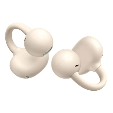 Huawei Freebuds Clip Truly Wireless Bluetooth In-Ear Earbuds With Charging Case Beige