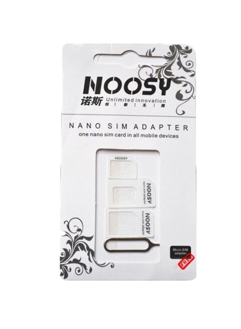 Noosy - Nano SIM Adapter White