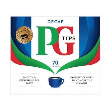 PG Tips Decaff 70 Tea Bags Box 203g