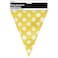 Sunflower Yellow Deco Dot Flag Banner 12Ft