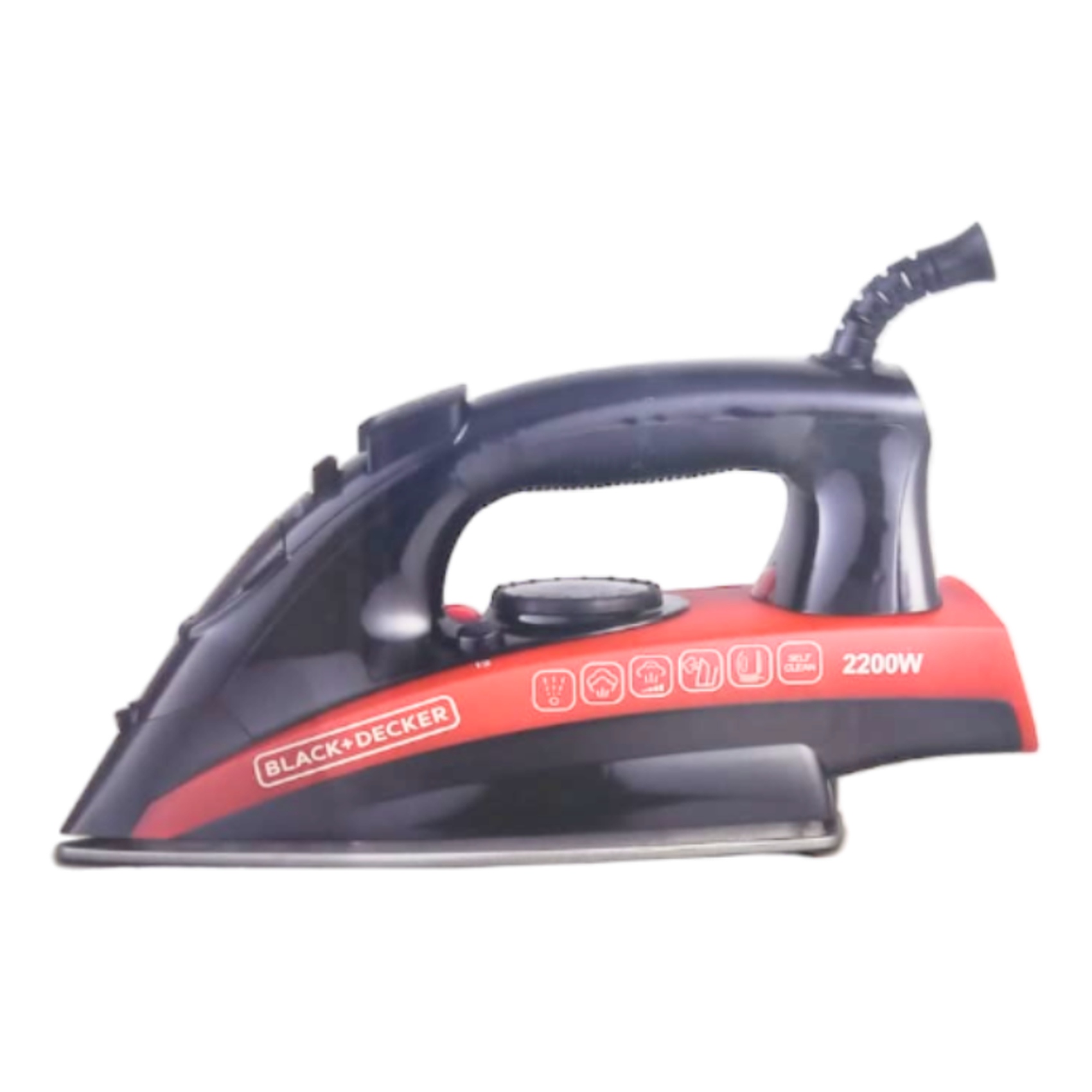 Black+Decker Steam Iron X2200-B5 Black And Red 2200W