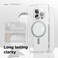 elago Magnetic Hybrid for iPhone 15 Pro Max compatible with MagSafe case cover - Medium Gray