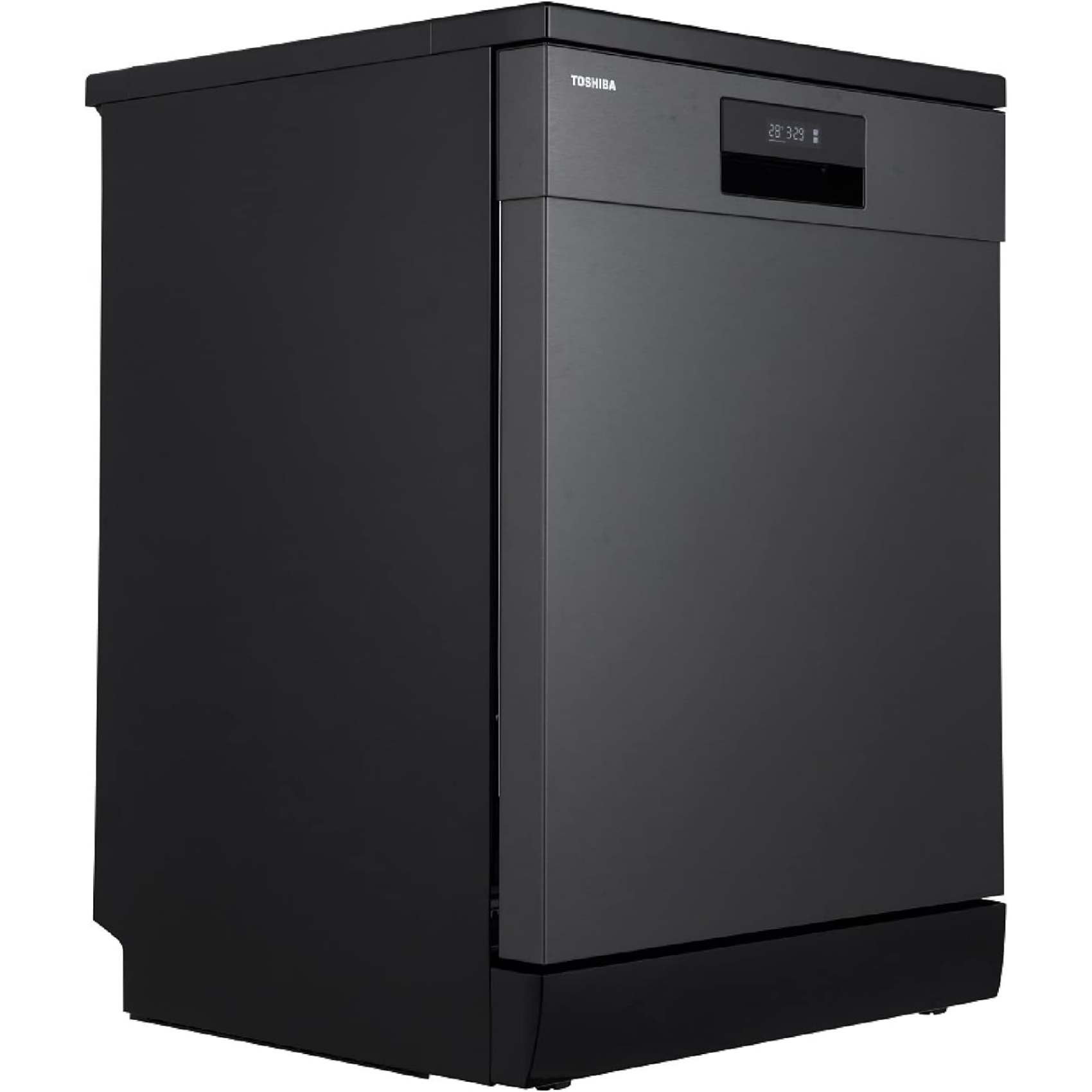 Toshiba 15 Place Settings, 3 Layer basket, Origin Inverter, 8 Programmes, 4 Functions Dishwasher Black DW-15F3ME(BS)