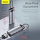 Baseus 9-in-1 USB C Hub Docking Station Adapter with 4K HDMI Power Delivery for MacBook Pro Surface Pro iPad Pro and Other Type C Devices