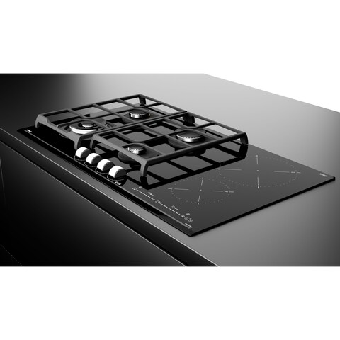 Teka JZC 96342 BBB Gas on glass + Induction hob with Direct Functions and 6 cooking zones in 90