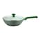 Prestige Non-Stick Wok Pan With Lid Green 32cm