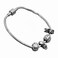 Aiwanto Fashion Bracelet Women Silver Bracelet Bangle Chain for Hand
