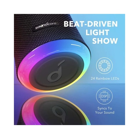 Anker SoundCore Flare 2 Bluetooth Speaker Black