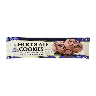 Merba Chocolate Cookies With Chocolate Chips 225g
